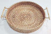 Rattan Cane Round Tray(#2197) - Getkraft.com