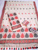 Khadi Cotton Mekhela Chador D19(#2219) - Getkraft.com