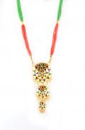 Exotic 3 Piece Jaapi Haar(Assamese Jewellery)(#226)-thumb-2
