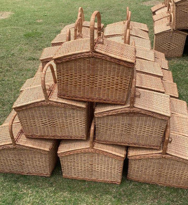 Wicker Picnic Basket(#2297)-gallery-0