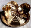 Bell Metal Bowl Plate Set(#2304) - Getkraft.com