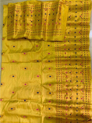 Assamese Paat Chador Mekhela Style 4(#2309)-gallery-0