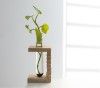 Prakriti Mango Wood Succulent Holder with 1 Test tube(#2312)-thumb-1