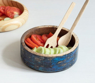 Mashiyyat Mango Wood Salad Bowl-6 Diameter(#2326)-gallery-0
