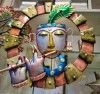 Lord Shri Krishna - Wall Decor Iron Crafts(#2334)-thumb-1