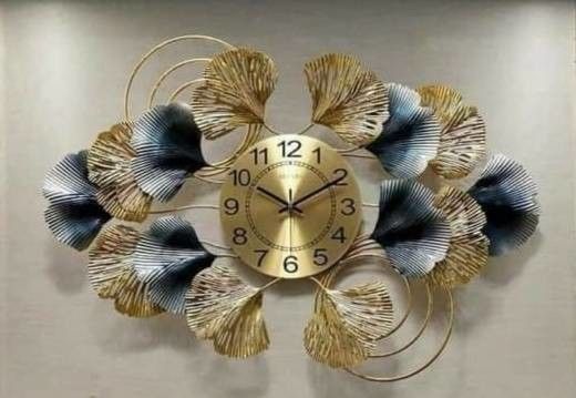 Marble painting piller clock