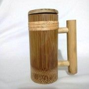 Bamboo Container with lid(#2403) - Getkraft.com