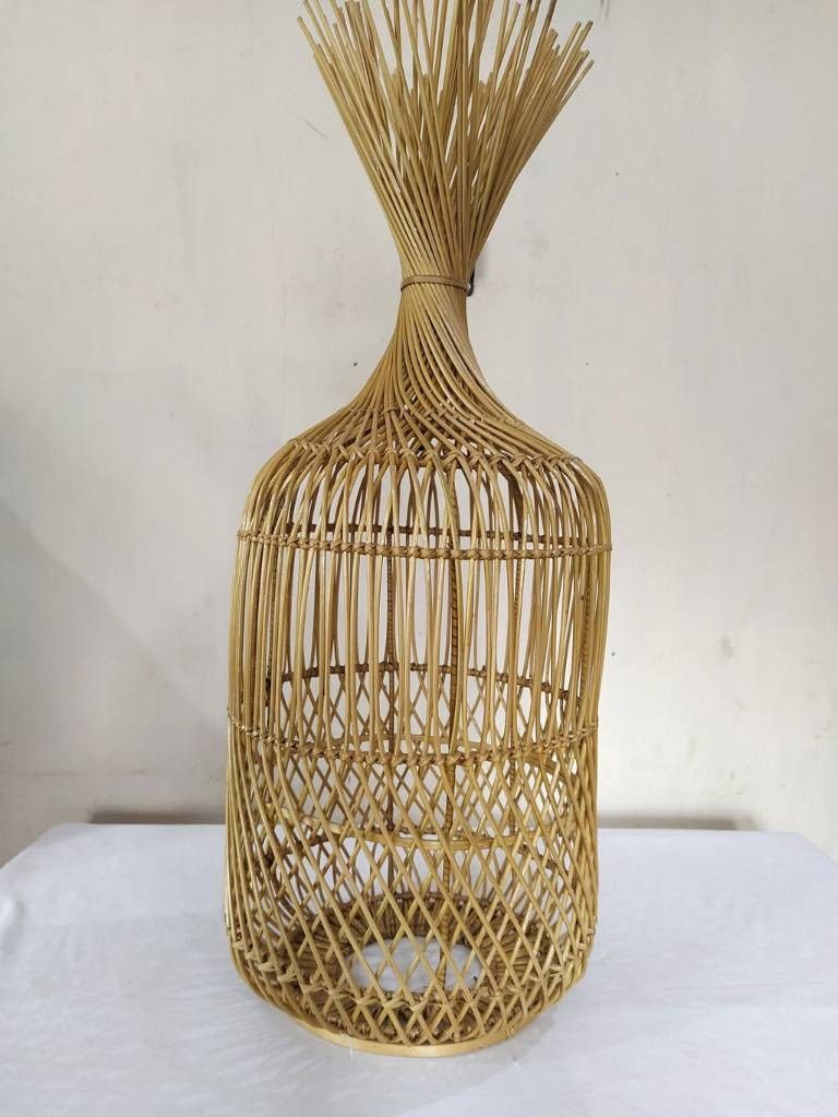 Chirk Bronze & Brass Bamboo Lamp