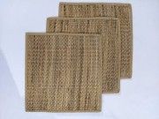 Natural Straw Dinning Mat Square ( Set of 6)(#2412) - Getkraft.com