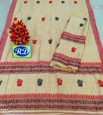 Assamese Mekhela Chadar Mix toss Riha Jura Style 16(#2444)-gallery-0