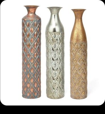 Metallic Decor Vase(#2493)-gallery-0