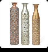 Metallic Decor Vase(#2493) - Getkraft.com
