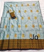 Mix Paat Assamese Mekhela Chador Style Mj 2(#2546) - Getkraft.com