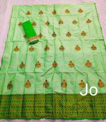 Mix Paat Assamese Mekhela Chador Style Mj 4(#2548)-gallery-0