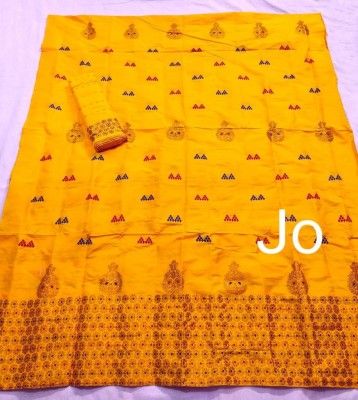 Mix Paat Assamese Mekhela Chador Style Mj 7(#2551)-gallery-0