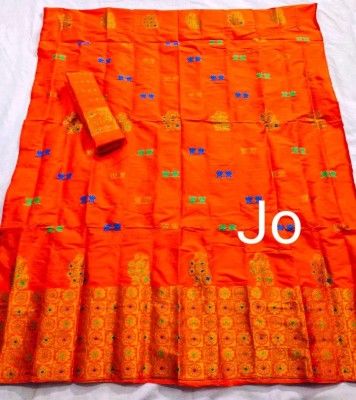 Mix Paat Assamese Mekhela Chador Style Mj 9(#2553)-gallery-0