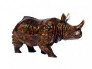 Wooden Rhino(#258) - Getkraft.com