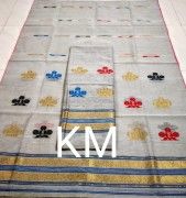 AC Cotton Assamese Mekhela Chador Style ASC 1(#2583) - Getkraft.com