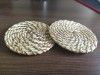 Cane Rattan Coaster(#2802)-thumb-1