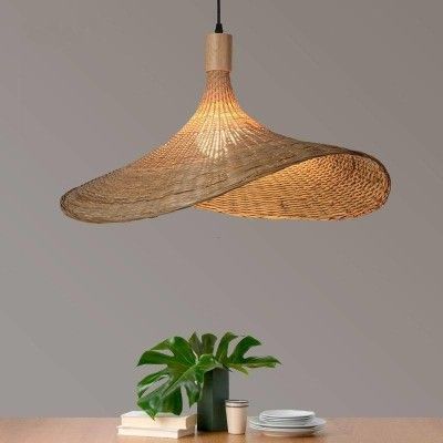 Hanging bamboo lamp(#2861)-gallery-0