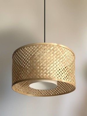 Hanging bamboo lamp(#2864)-gallery-0