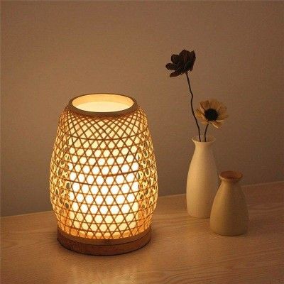 Japanese bamboo stand lamp(#2865)-gallery-0