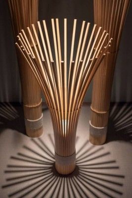 Bamboo stand lamp(#2867)-gallery-0