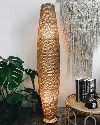 Bamboo stand lamp(#2868)-gallery-0