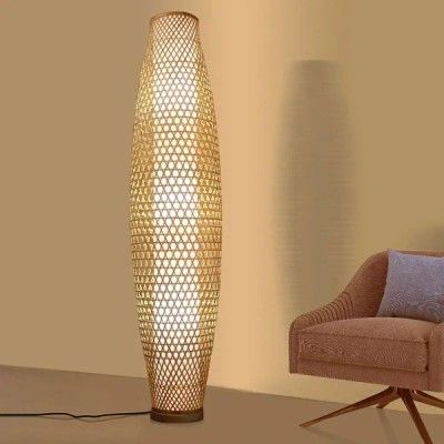 Bamboo stand lamp(#2869)-gallery-0