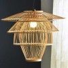 Four tier hanging bamboo lamp(#2870)-thumb-0