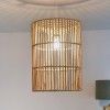 Cylindrical shaped hanging lampshade(#2871)-thumb-1