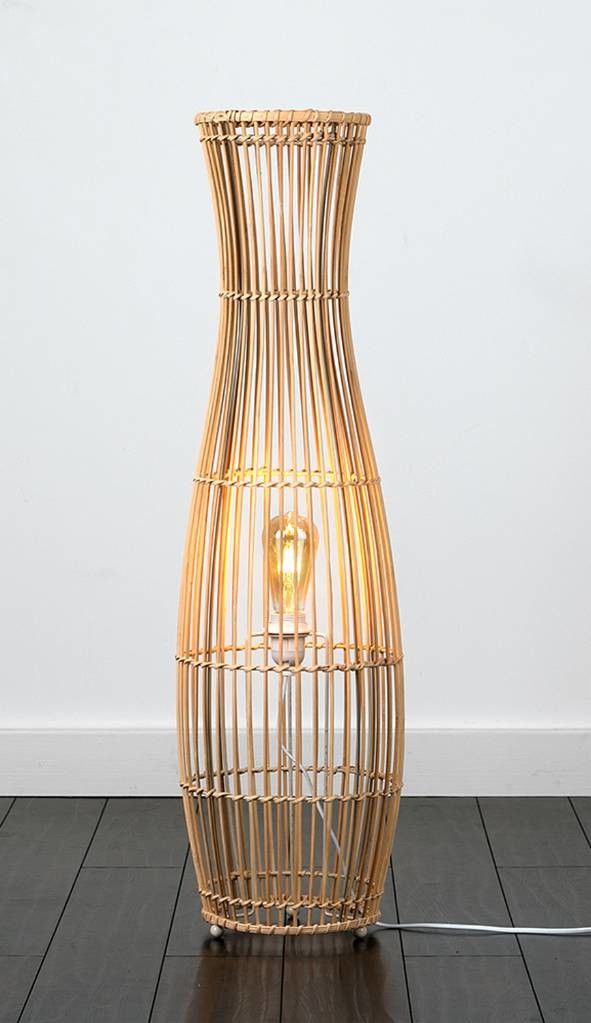 Bamboo stand lamp(#2875)-gallery-0
