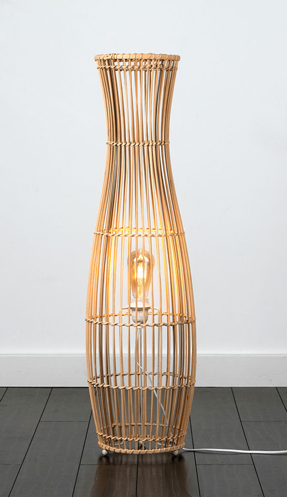 Bamboo stand lamp(#2875)-gallery-1