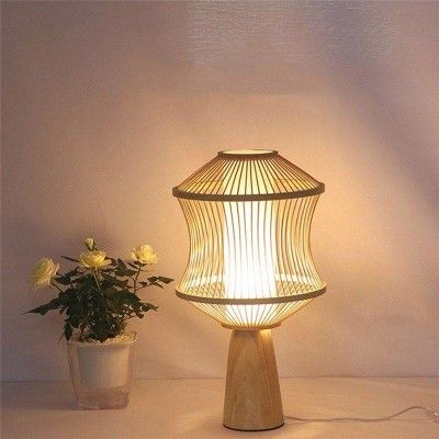 Artistic bamboo stand lamp(#2882)-gallery-0