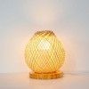 Modern artistic bamboo table lamp(#2886)-thumb-0