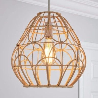 Modern rattan hanging lamp(#2888)-gallery-0