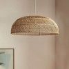 Rattan wicker hanging lampshade(#2891) - Getkraft.com