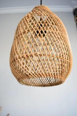 Rattan artistic wicker hanging lampshade(#2893)-gallery-0