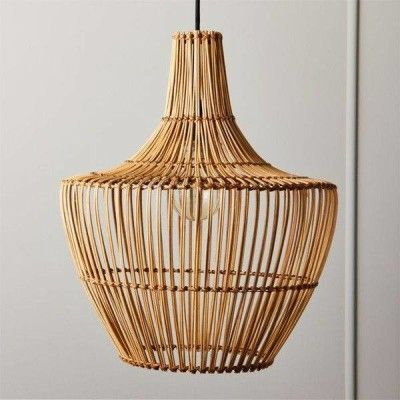 Rattan artistic pendant lampshade(#2897)-gallery-0