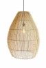Rattan oval shaped wicker hanging lampshade(#2900) - Getkraft.com