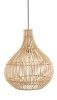 Rattan modern onion shaped hanging lampshade(#2901)-thumb-1