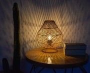 Rattan modern table lampshade(#2903) - Getkraft.com