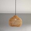 Rattan round shaped wicker hanging lampshade(#2905) - Getkraft.com