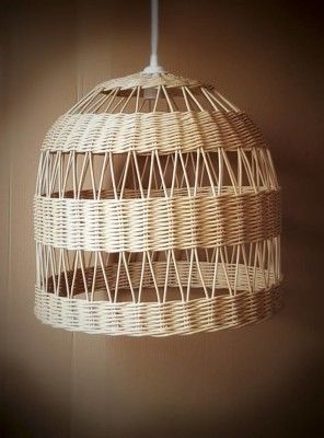 Rattan handcrafted wicker hanging lampshade(#2910)-gallery-0