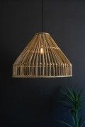 Rattan trendy wicker hanging lampshade(#2911) - Getkraft.com