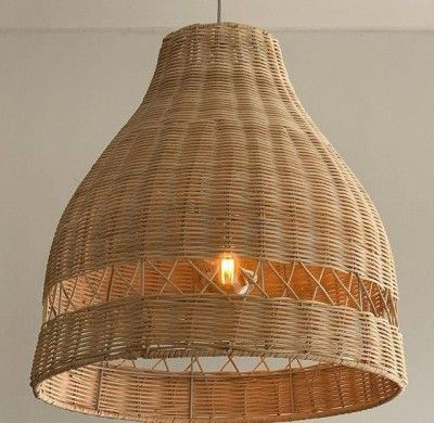 High quality rattan wicker hanging lampshade(#2912)-gallery-0