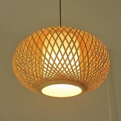 High quality modern bamboo hanging lamp(#2913)-gallery-0