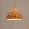 Modern artistic bamboo wicker hanging lampshade(#2917) - Getkraft.com