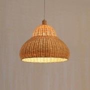 Modern artistic bamboo wicker hanging lampshade(#2917) - Getkraft.com