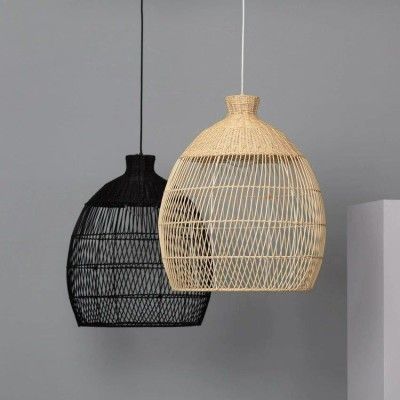 Modern high quality rattan wicker hanging lampshade(#2921)-gallery-0